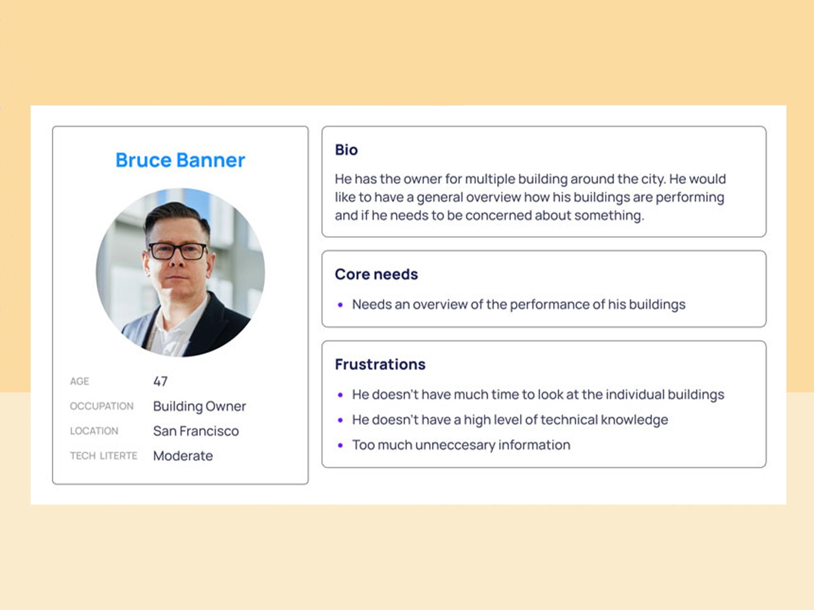 Persona — Bruce Banner, Building Owner